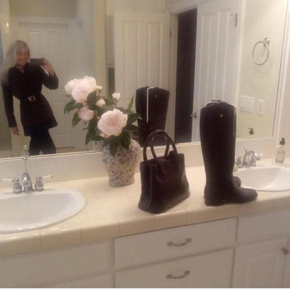 I.N.C. International Concepts Fawne Leather Knee High Boots - Picture 7 of 7
